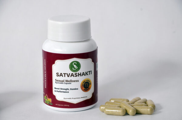 Satvyam Ayurveda Sexual Wellness Combo Pack || SatvaShakti Capsules (60 Cap.) & Vigor Oil (50ml) || One Month Treatment Package - Image 6